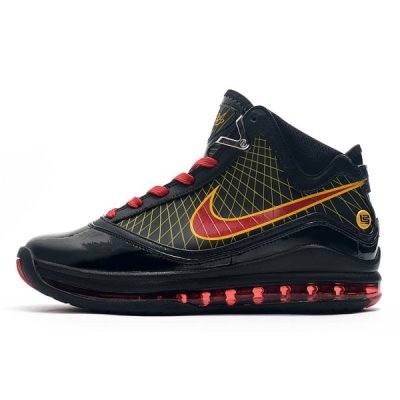 Nike Erkek Lebron 7 Siyah / Kırmızı Basketbol Ayakkabısı Türkiye - LYKAP135